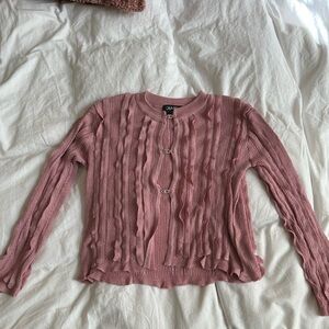 Pink Frilly CC Sparkle Top